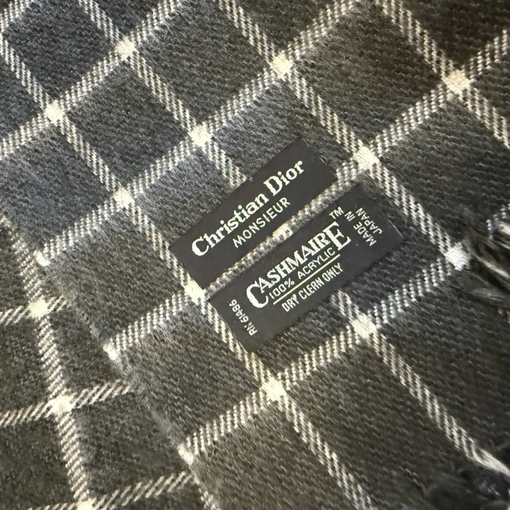 Christian Dior Plaid‎ Winter Scarf